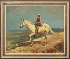 Caballo y jinete, Siglo XX  Círculo de SIR ALFRED JAMES MUNNINGS (1878-1959) 