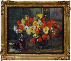 Hubert Glansdorff (1877-1963) - 1925 Oil, Anemones