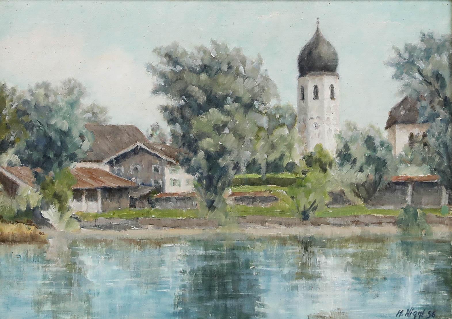 Hubert Niggl  - 1996, Fraueninsel - Painting de Unknown