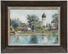 Hubert Niggl  - 1996 Óleo, Fraueninsel