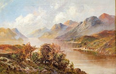 Hudson River School Style Painting, c. 1900