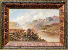 Antique Hudson River School Style Painting, c. 1900