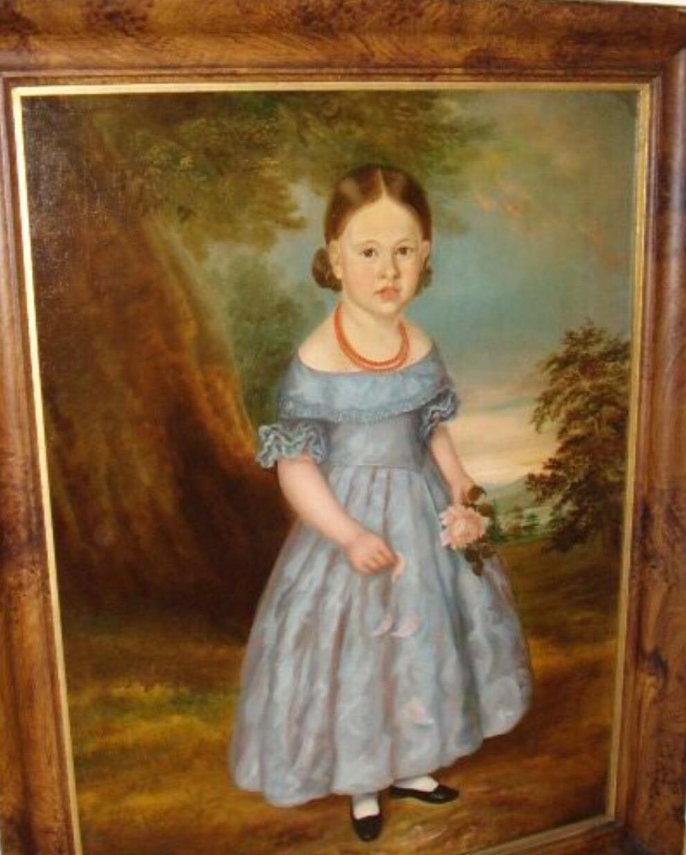 portrait of a young girl named