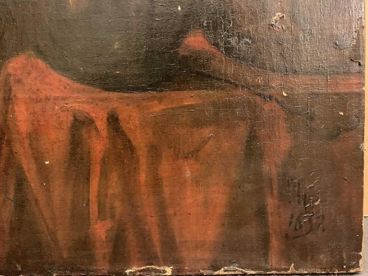 king oil painting