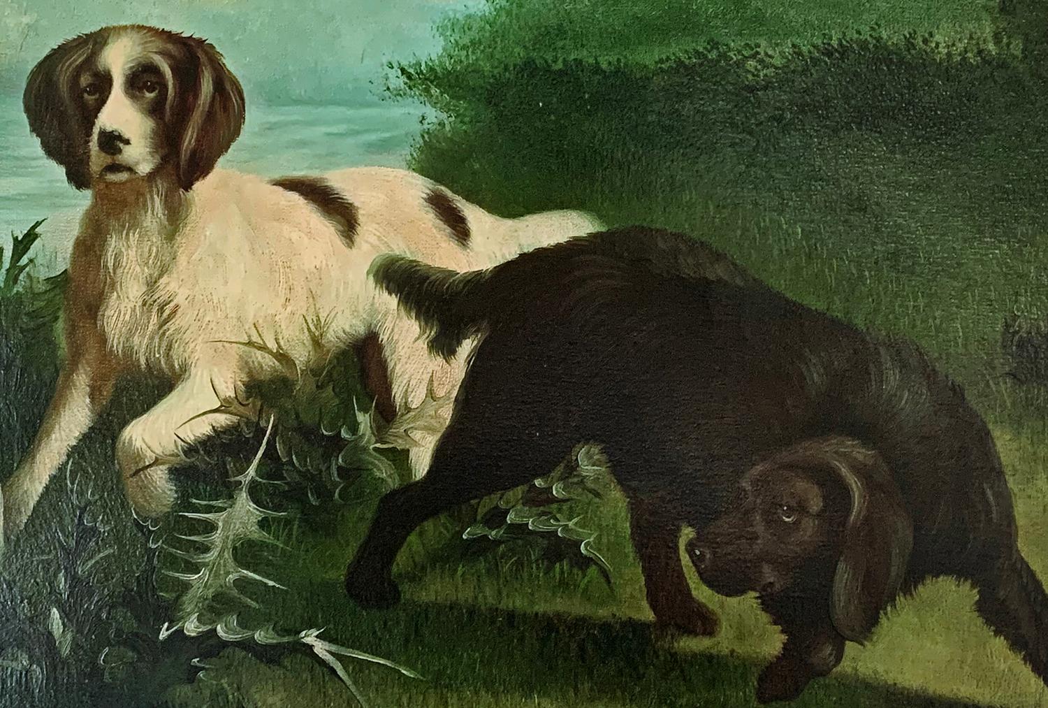 hunting dog painting