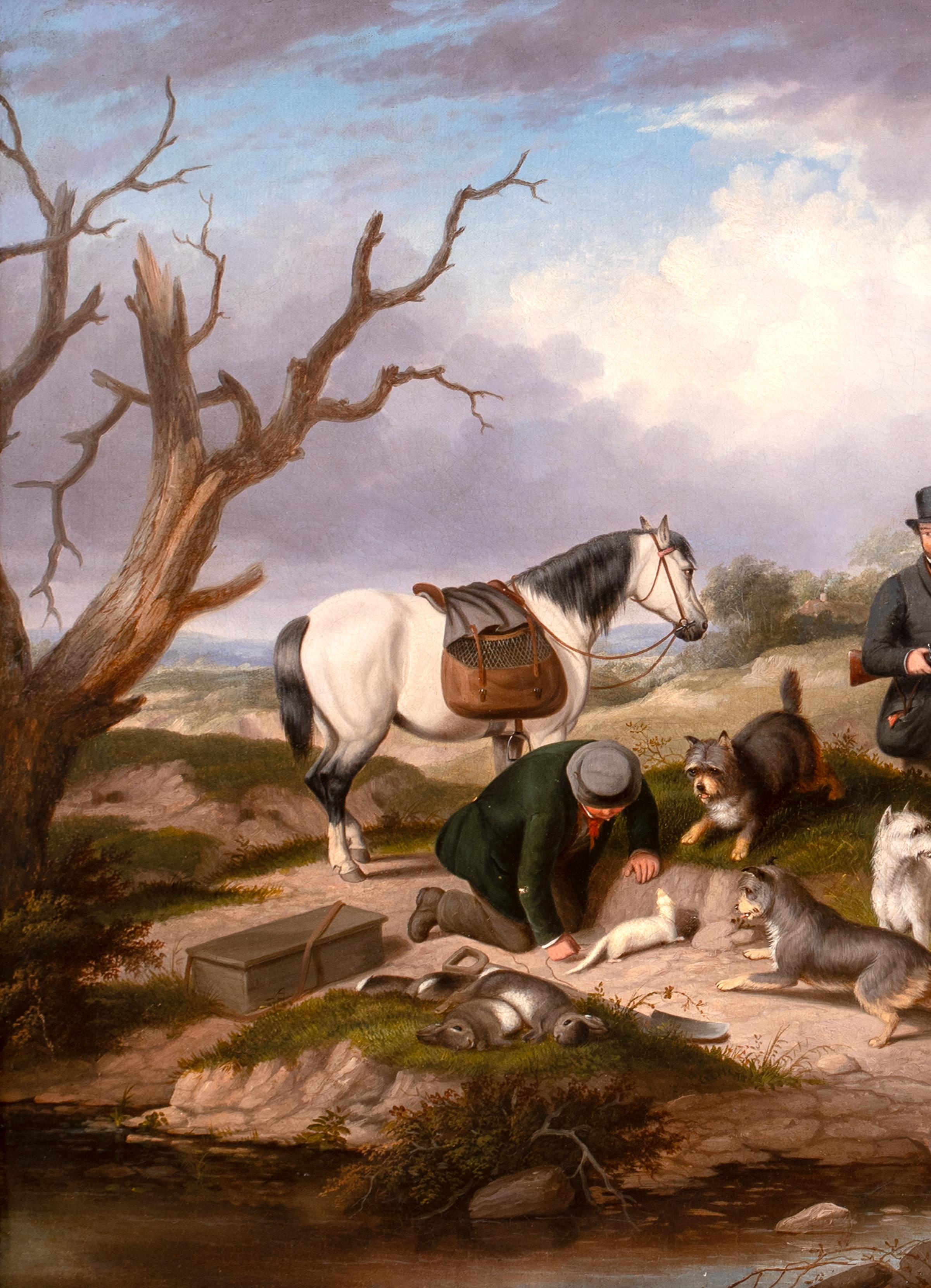 Huntsmen and Terriers & Ferrets Kaninchenzüchter, 19. Jahrhundert – George Armfield im Angebot 6