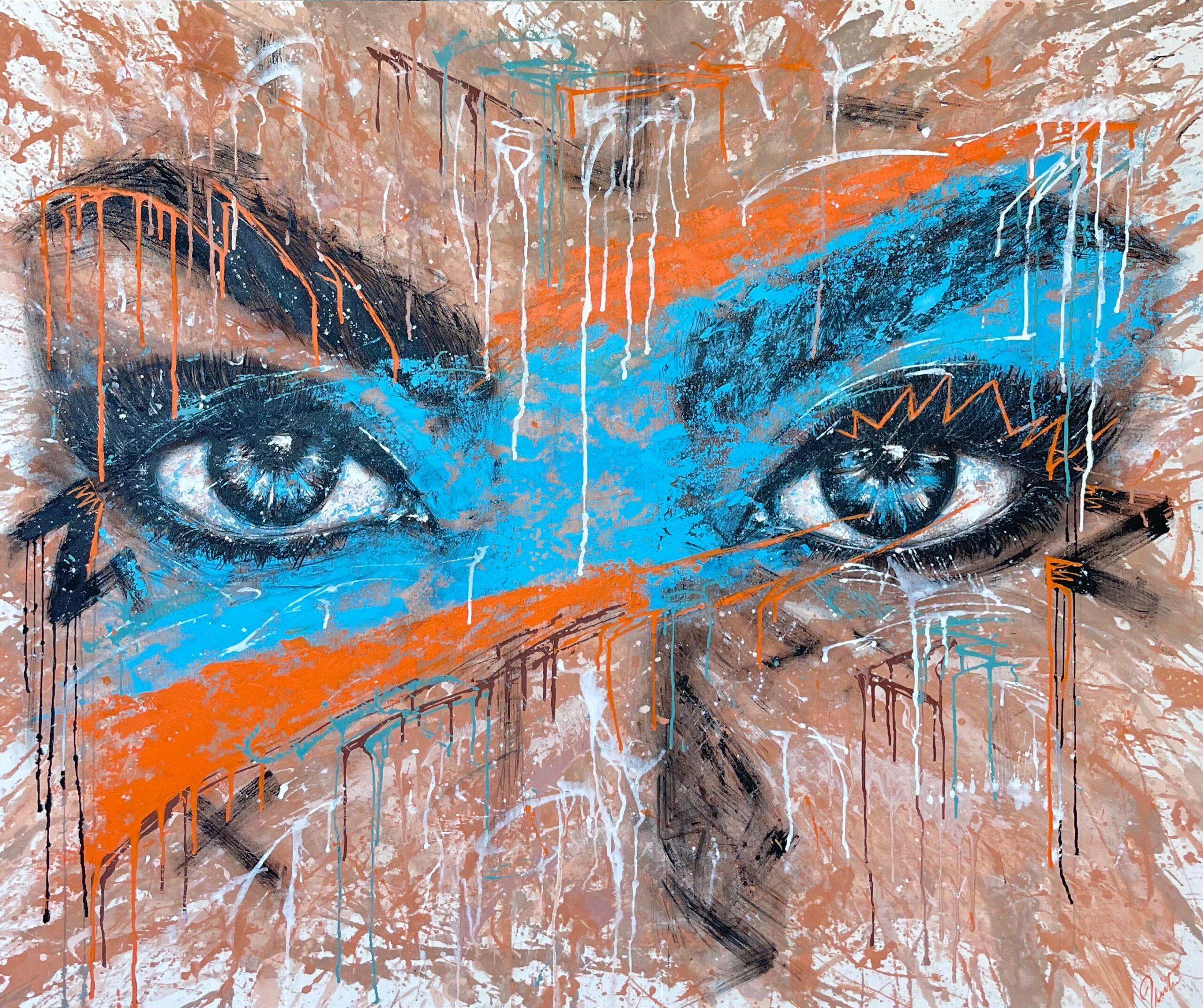 I SEE YOU by Armita A. Hüsecken - Painting by Unknown