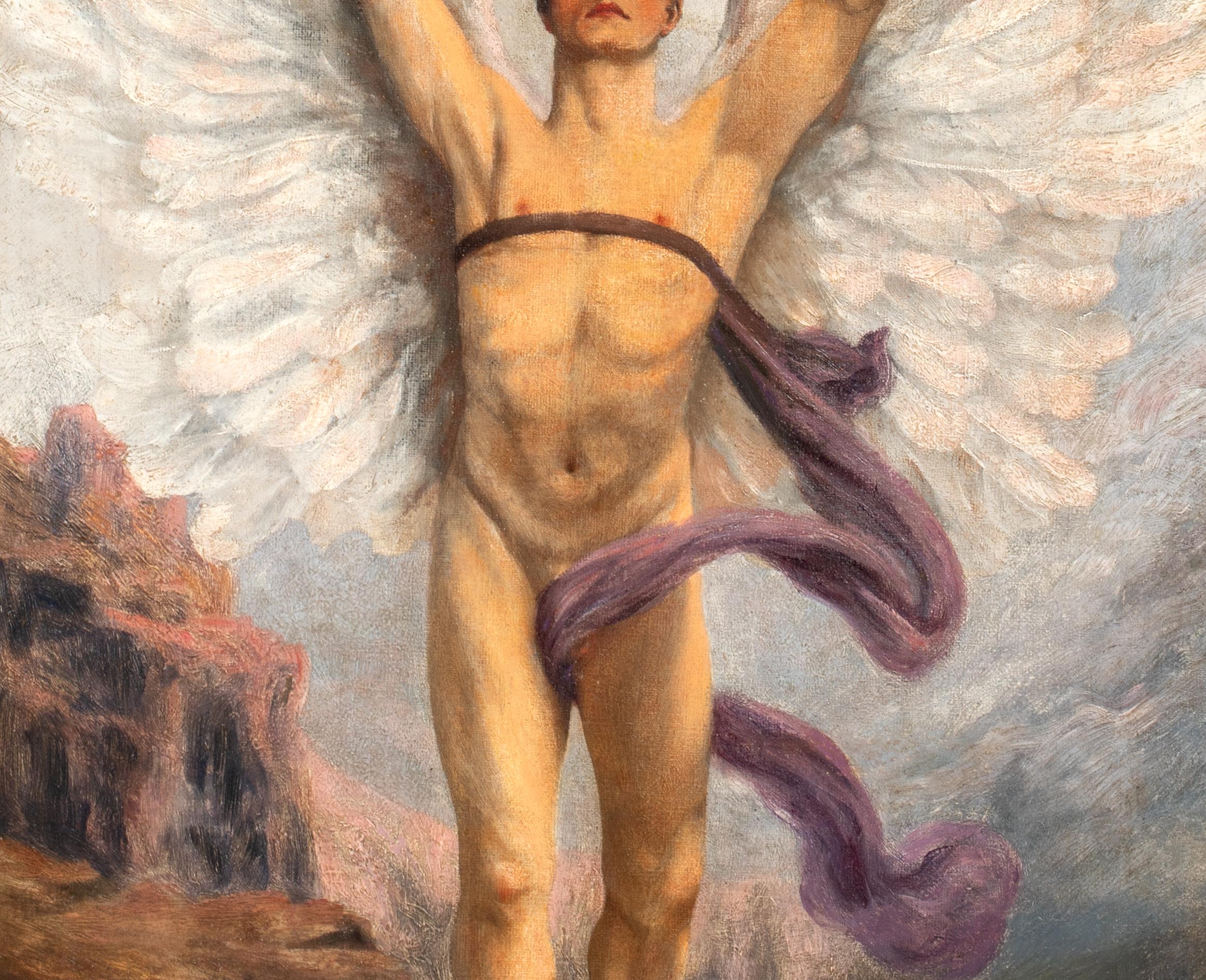 Icarus, 19th Century follower of William Blake (1757-1827) For Sale 7