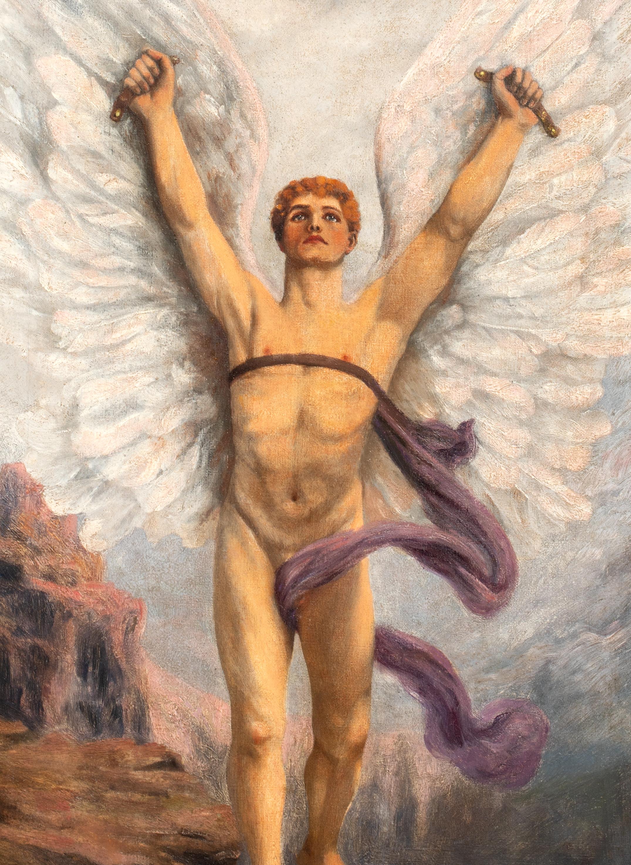Icarus, 19th Century follower of William Blake (1757-1827) For Sale 3
