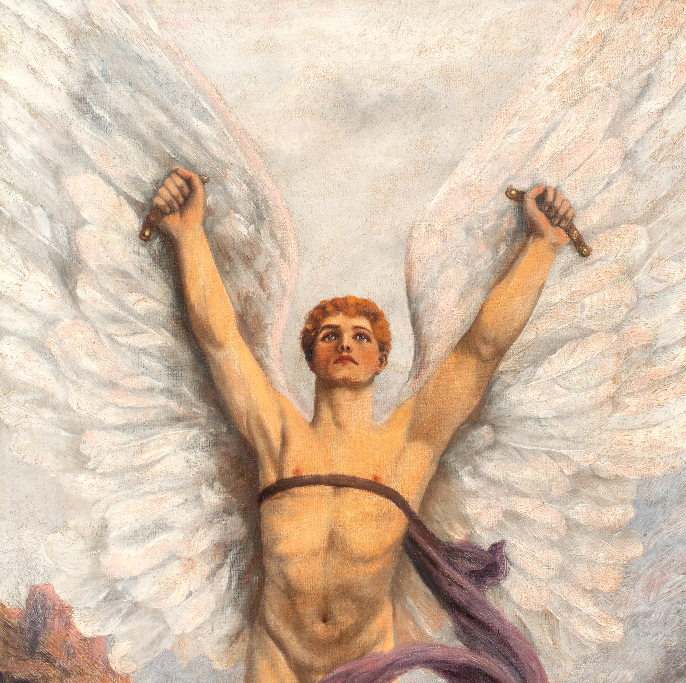 Icarus, 19th Century follower of William Blake (1757-1827) For Sale 4
