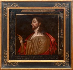 Icon Of Christ - Latin "I am The Way, The Trust & The Life", 16th Century