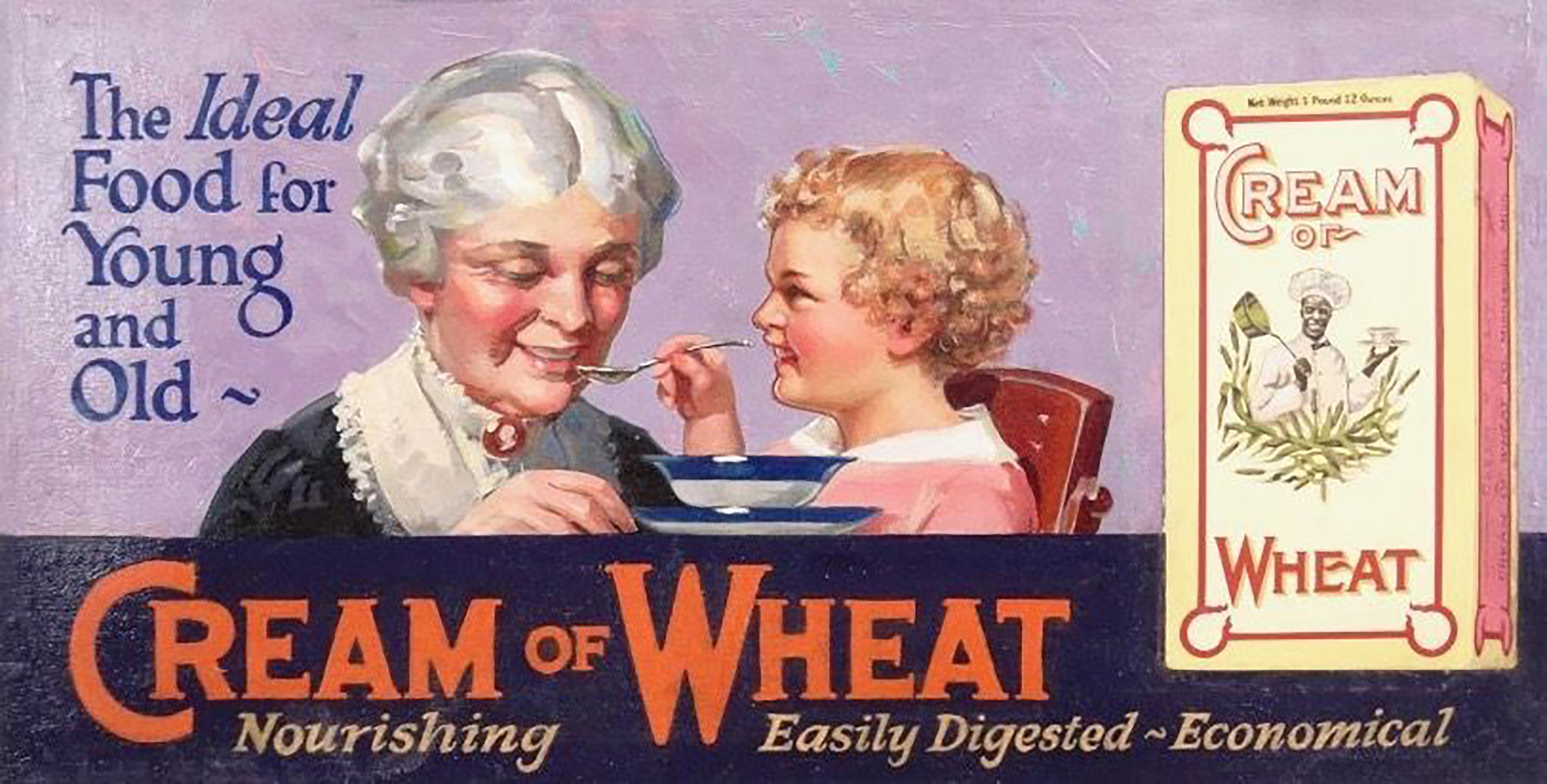 "Ideal Food for Young and Old, " Cream of Wheat Advertisement, 1922-1923