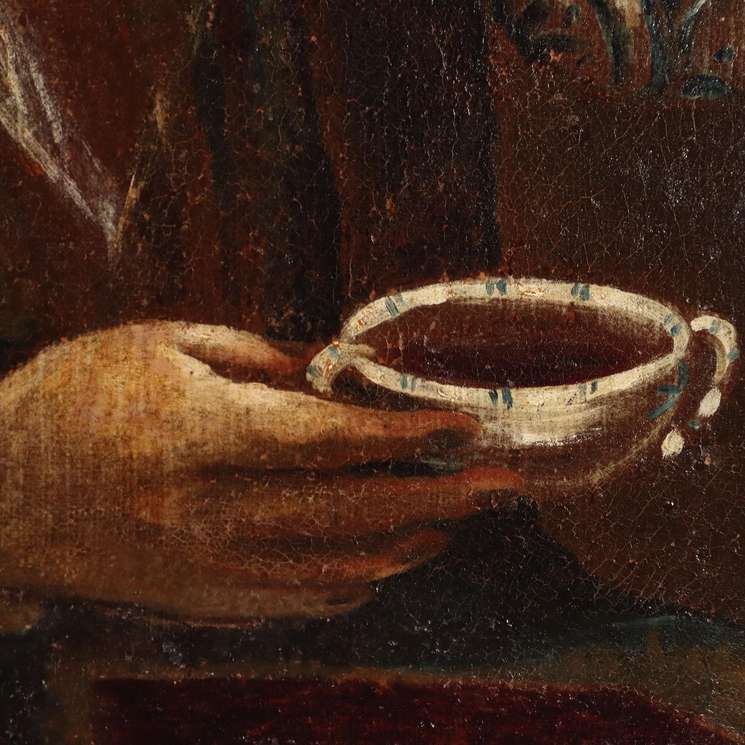 Il Bevitore, Dipinto di Seguace di Giacomo Francesco Cipper, XVIII secolo en venta 1