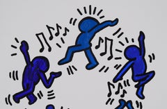 "I'm a Lyrical Dancer" - Original Painting In the Style of Keith Haring