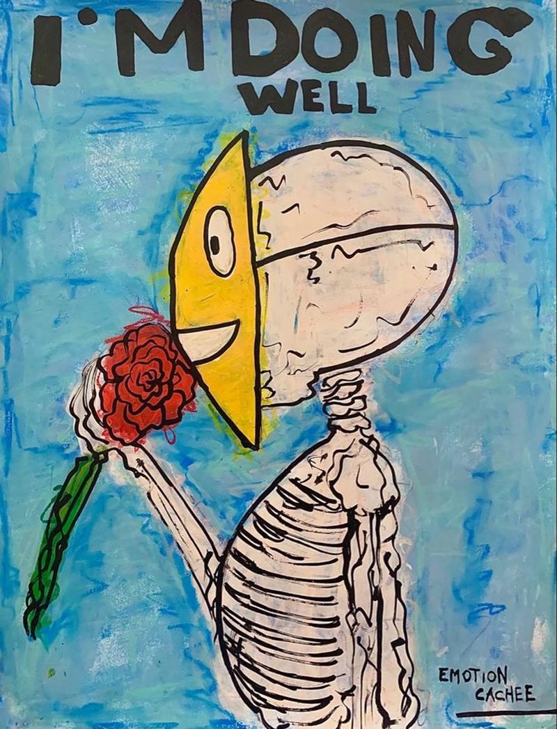 I'm doing well by Millor Sebastian - Painting by Unknown