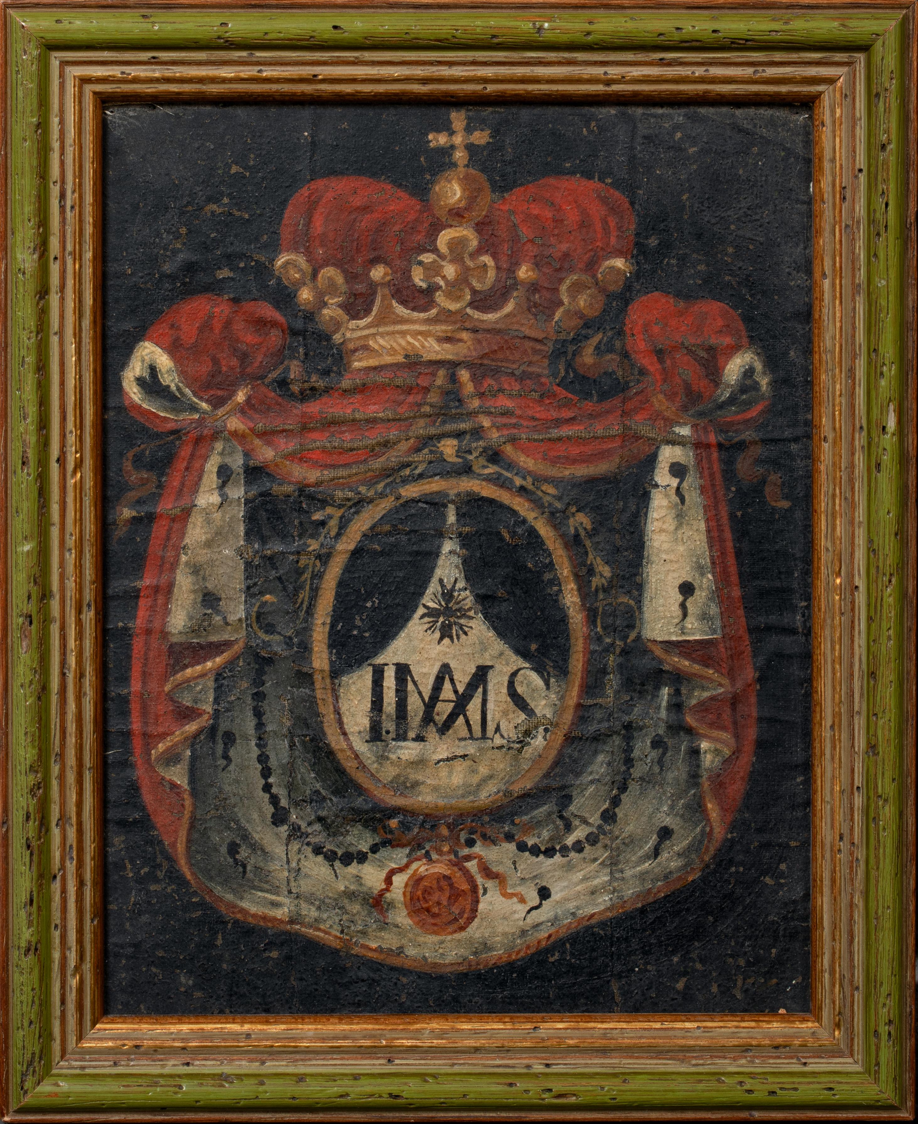 Unknown Figurative Painting – Imas Wappen, Innes Clan, Sir Robert Innes, 17. Jahrhundert  Familie McInnes