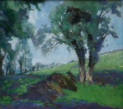 Impressionist 20th Century Oil - Spring in the Countryside