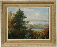 Impressionist 20th Century Oil - View Over Wetlands