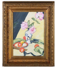 Impressionist Acrylic - Pink Roses 
Oranges