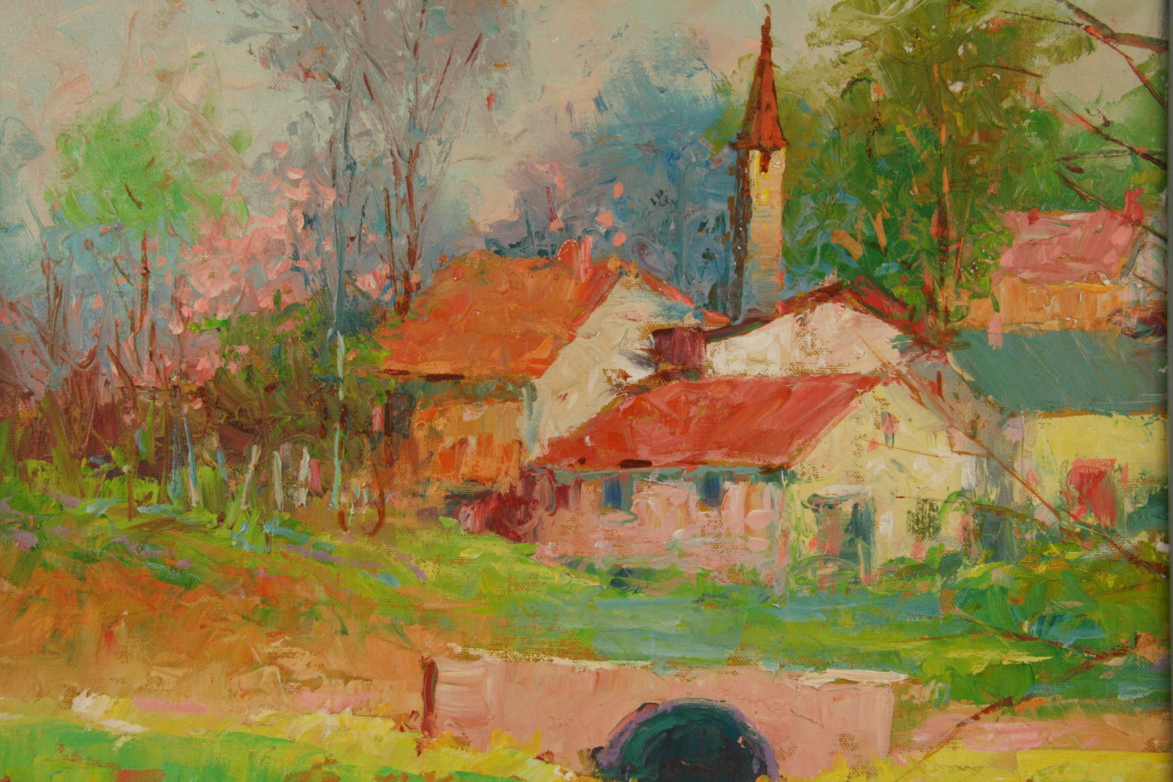  Impressionist French  Landscape Painting 1