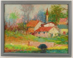  Impressionist French  Landscape Painting