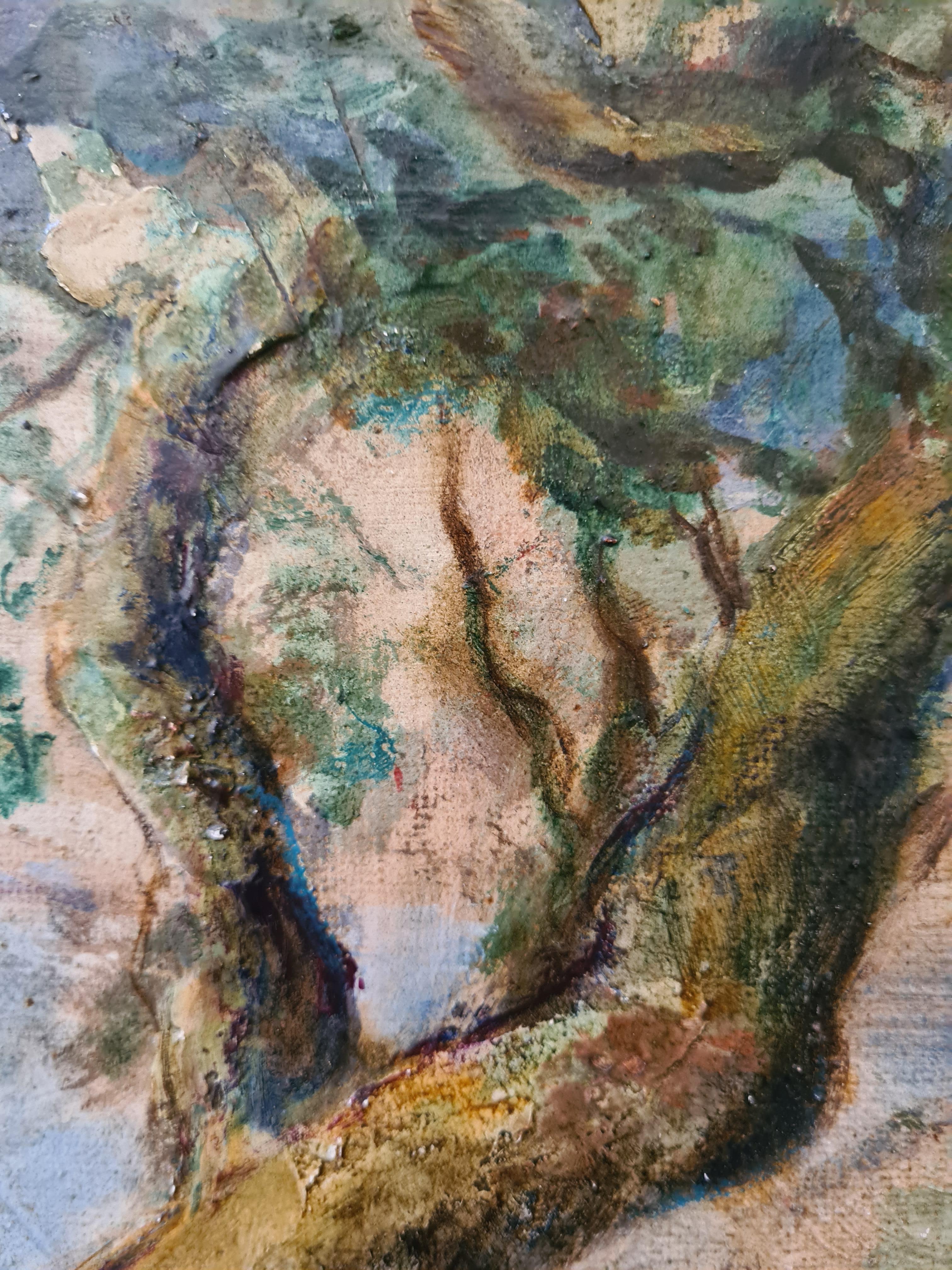 Impressionist Large Scale Female Nudes in a Landscape, 'L' été a la rivière' For Sale 5