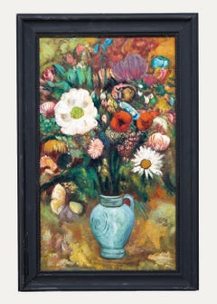 Vintage Impressionist Style  20th Century Oil - Bloom