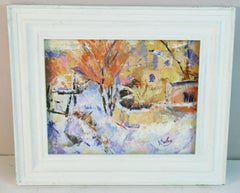 Impressionist Village Scene
