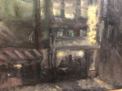 Nello stile della pittura della scuola Ashcan