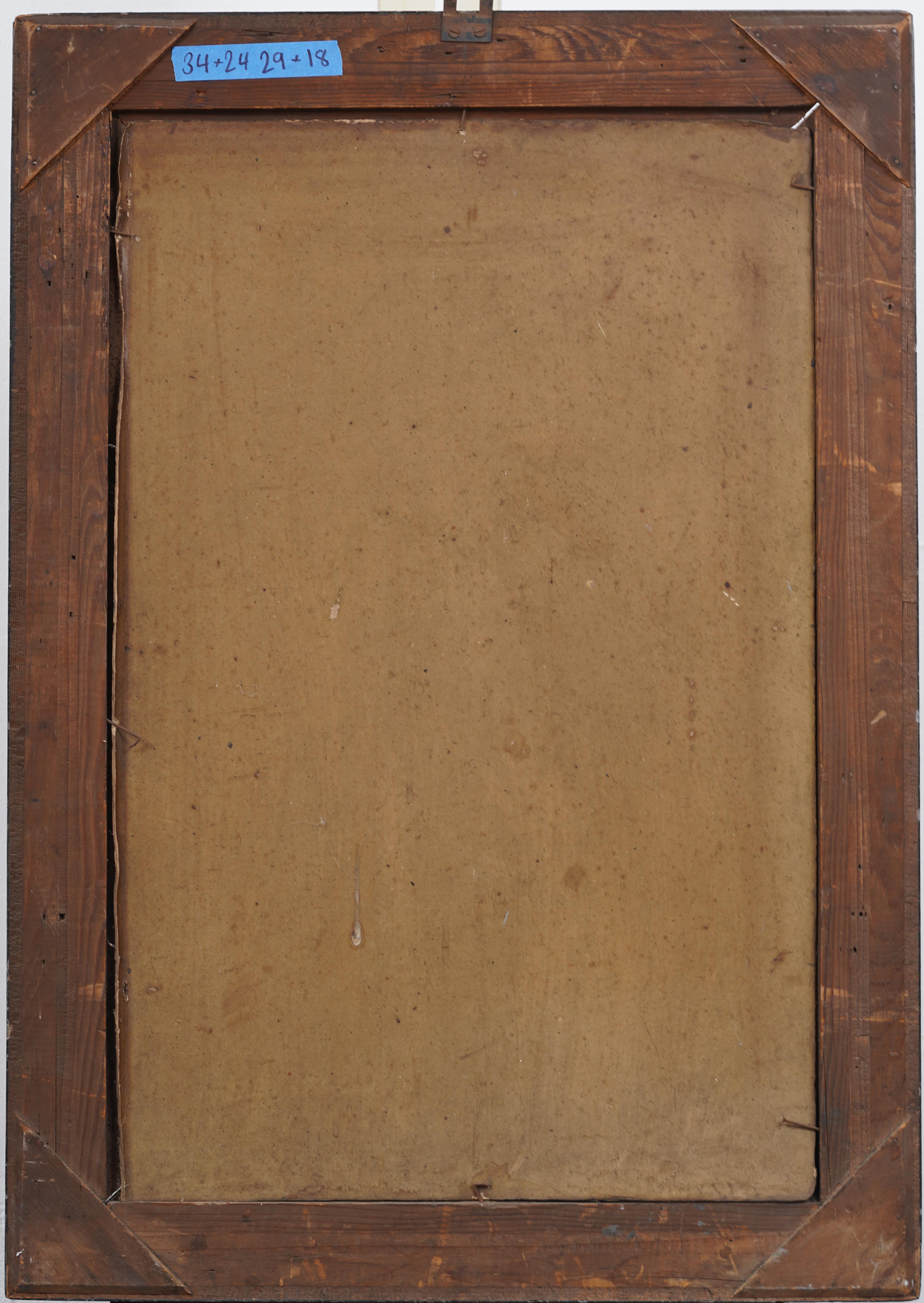 Increíble Momento Mori Antiguo Cráneo y Búho Bodegón Simbolista Pintura al Óleo 2