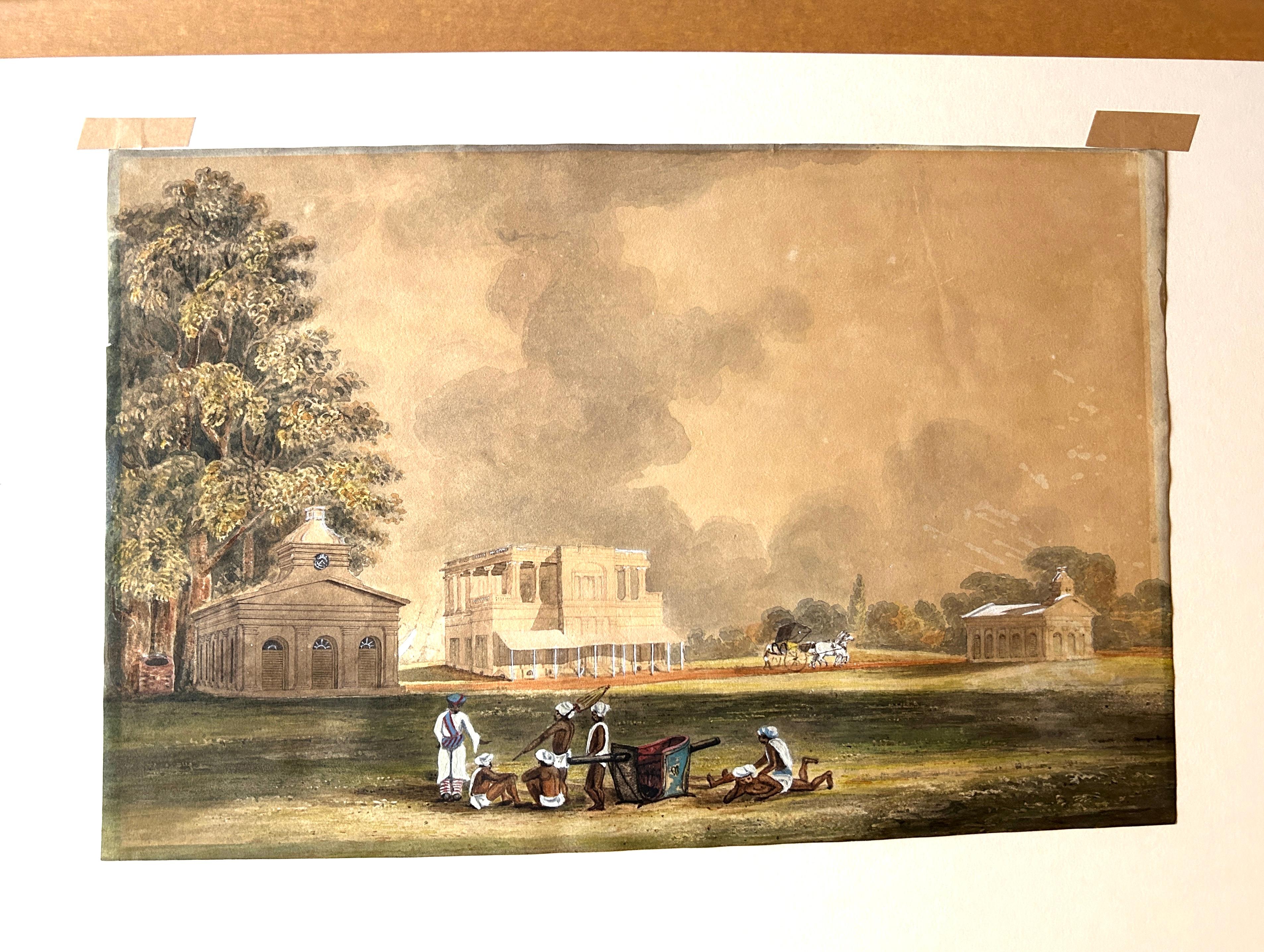 Company School

C 1820
Watercolour on Paper
Image Size: 31 x 47 cm
Frame Size: 49.5 x 65 cm
Label Verso Abbott & Holder, London

A fabulous and intriguing early, large watercolour, by an Indian artist. This painting warrants further research.

The