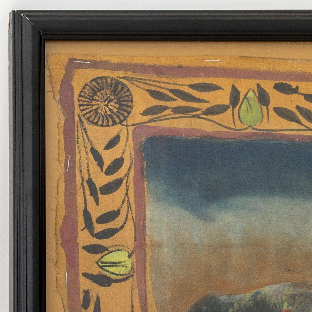 Indian Pichwai Painting, 19th C. For Sale 2