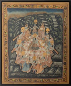 Antique Indian Pichwai Painting, 19th C.