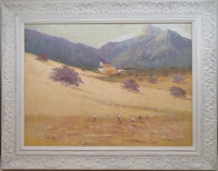 Indistintamente Firmado Siglo XX Óleo Impresionista ESPAÑOL CAMPO DE TRIGO