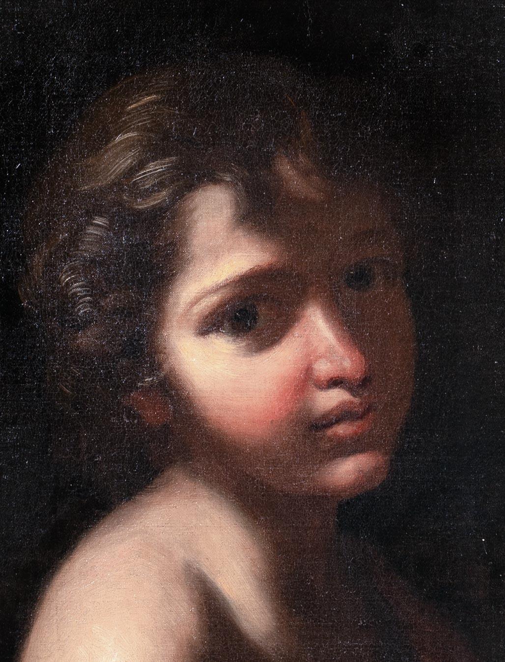 Infant Saint John The Baptist, 17th century  by GIACINTO BRANDI (1623-1691) 3