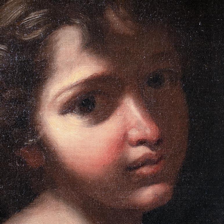 Infant Saint John The Baptist, 17th century  by GIACINTO BRANDI (1623-1691) 4
