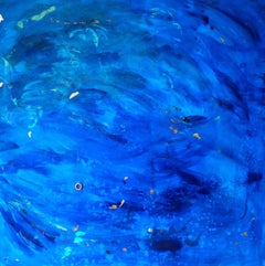 Intense blue bright space by Carolina Amigó