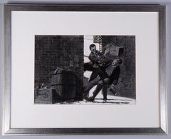 Interior Men's Magazine Illustration--Alley Fight