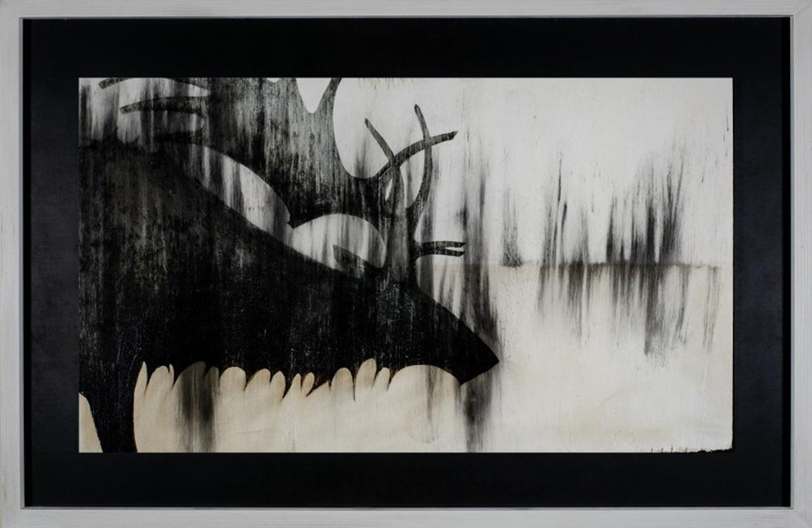 Animal Painting di Unknown - Alce irlandese, di Joseph Rossano, 2020