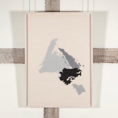 Islands, encre sur acétate mat superposé, peinture de Tania Kovats, 2001(3)