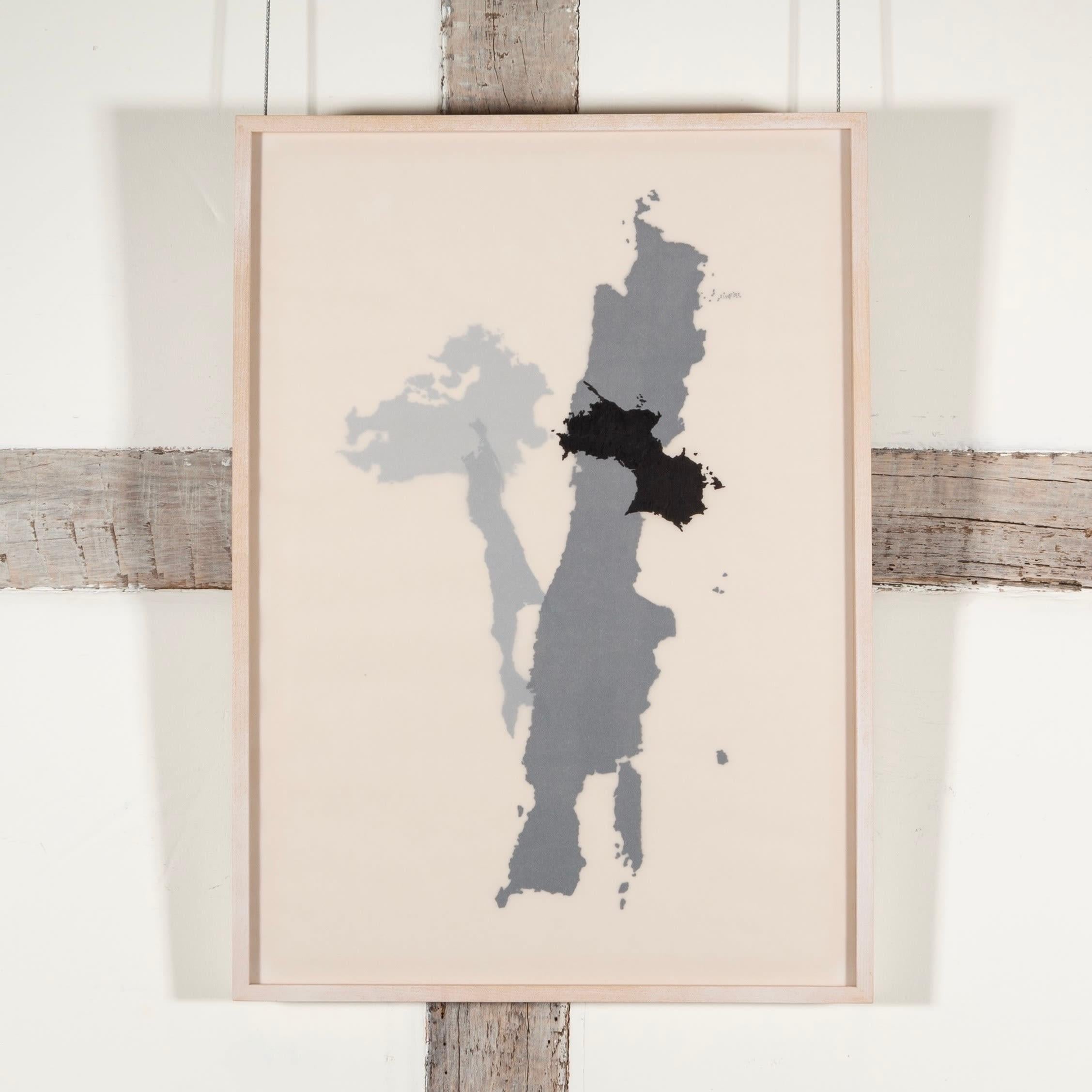 Islas, Tinta sobre acetato mate estratificado, Pintura de Tania Kovats, 2001(6) en venta 1