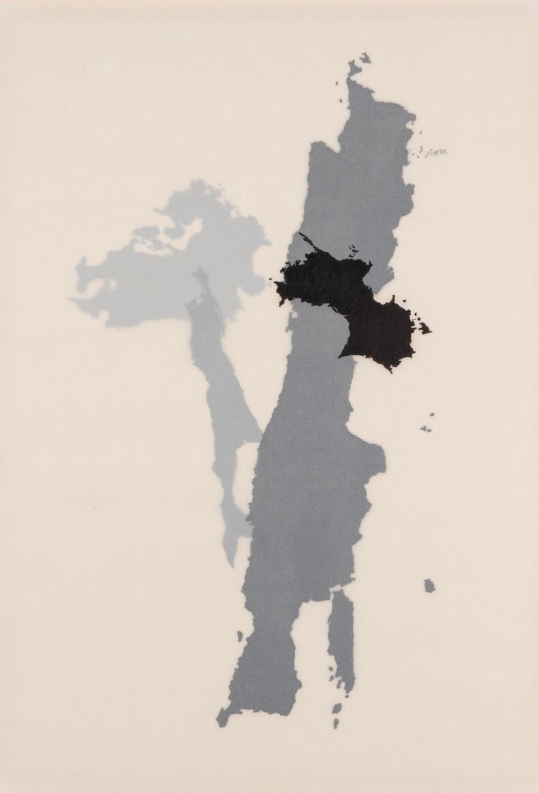 Islas, Tinta sobre acetato mate estratificado, Pintura de Tania Kovats, 2001

Más información:
Medio: Tinta sobre tabla 
41 x 29 cm
16 1/8 x 11 3/8 pulg.

Procedencia:
Asprey London, Londres, donde fue adquirida por el anterior propietario,