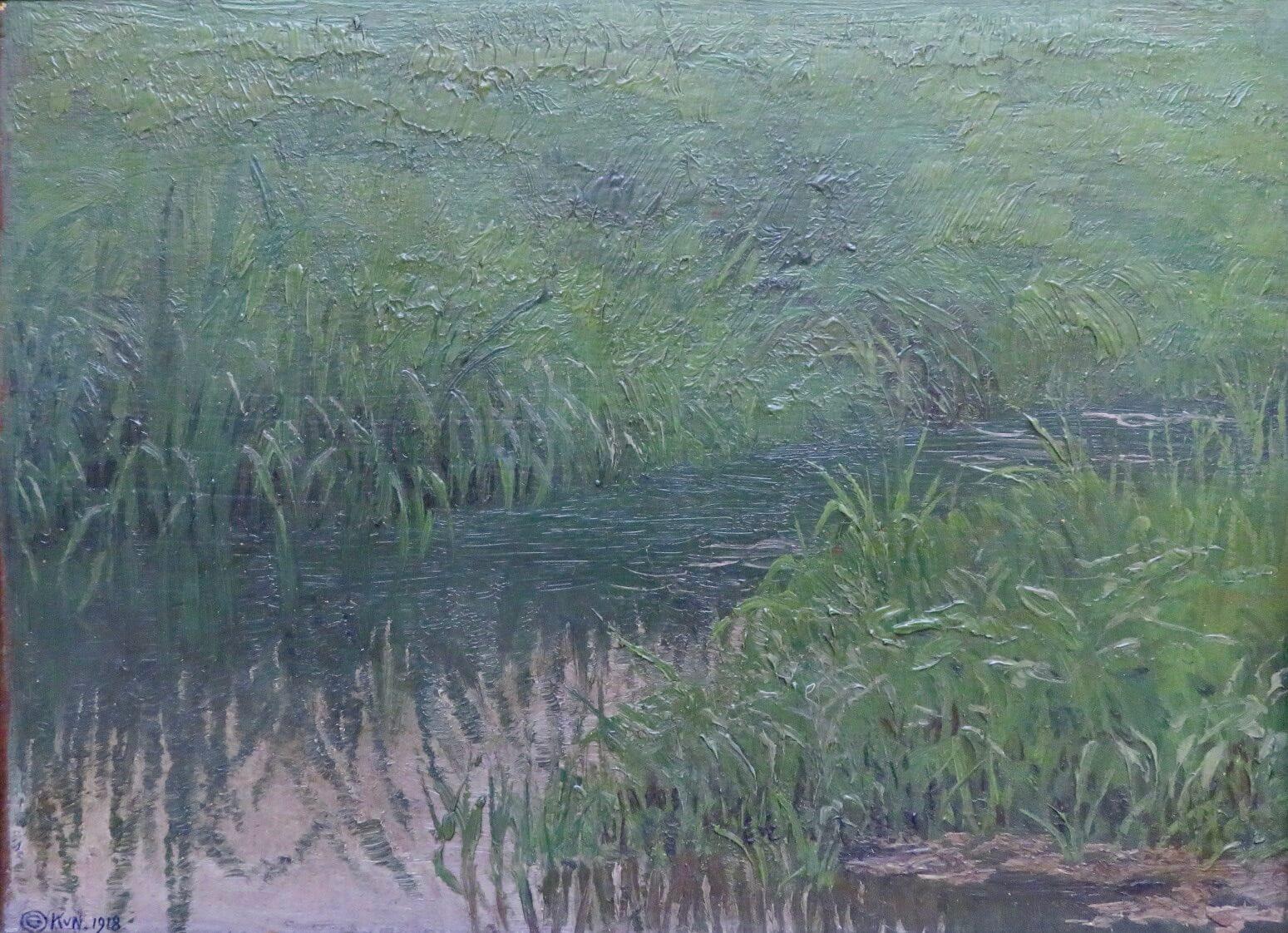 ITALIENISCHE LANDSCHAFTEN Ein Paar EARLY 20TH CENTURY Antike Ölgemälde SIGNED (Braun), Landscape Painting, von Unknown