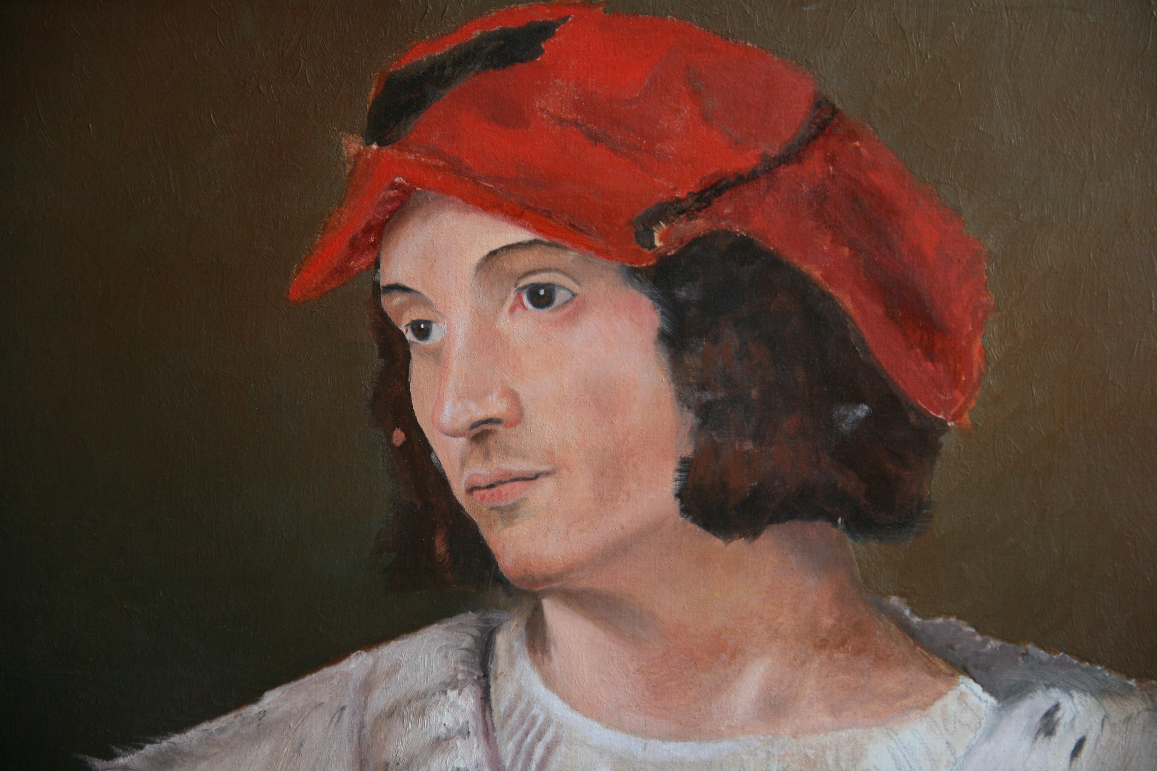 Italian Large Renaissance Nobleman Portrait For Sale 2