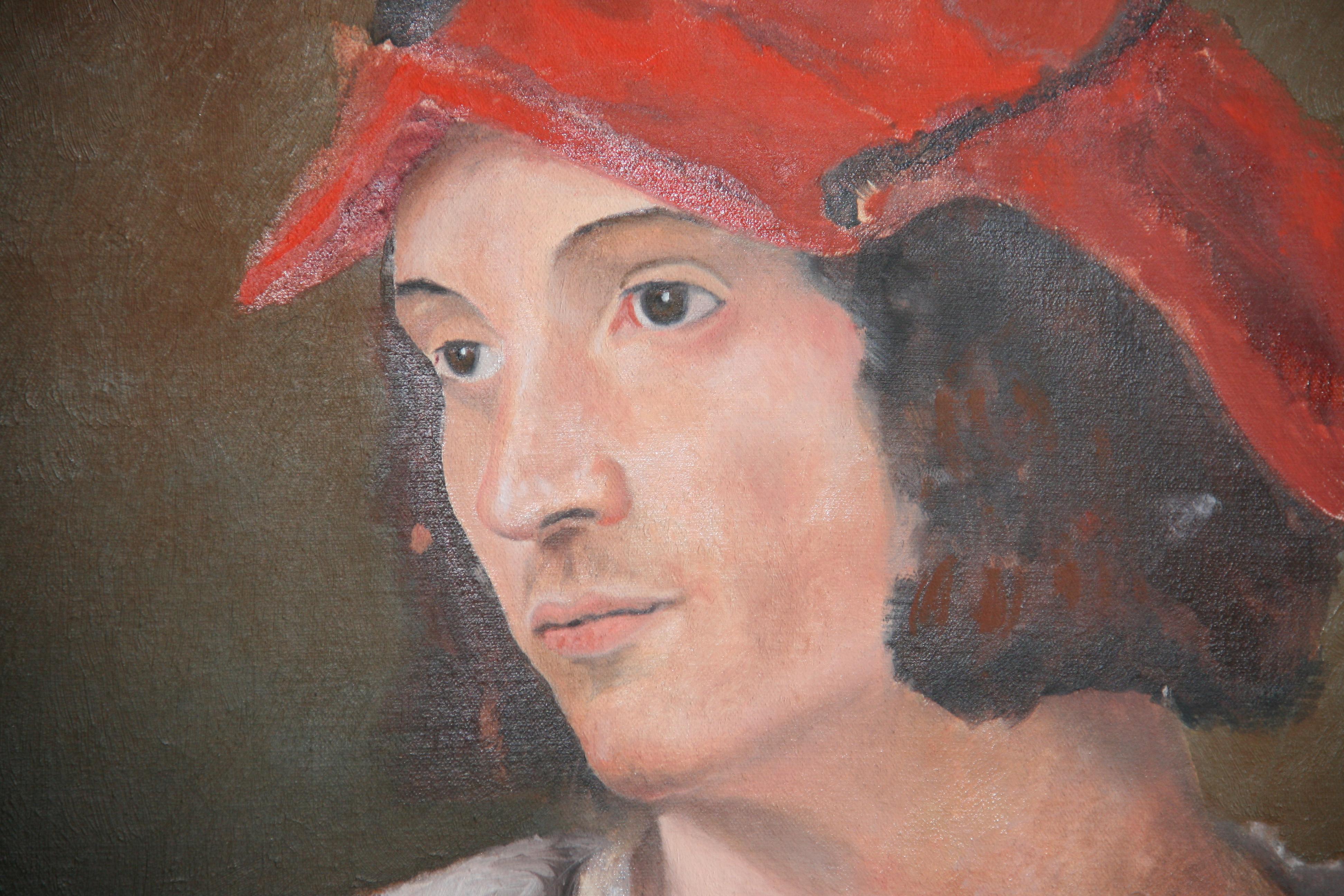 Italian Large Renaissance Nobleman Portrait For Sale 3