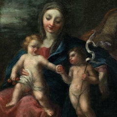 Italian painter - 18th century figure painting - Virgin child