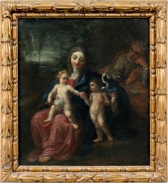 Italian painter - 18th century figure painting - Virgin child