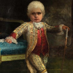 Peintre portraitiste italien - 19/20ème siècle peinture de figure - Child