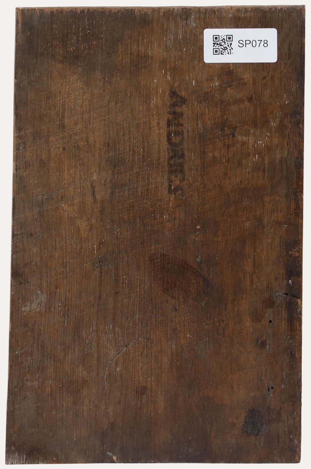 Huile de l'école italienne du 18ème siècle - Christ en croix, dévotion - Marron Portrait Painting par Unknown