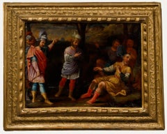 Italian School 18th Century Oil - The Judgement of Samson